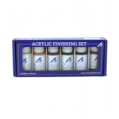 DYES AND VARNISHES FOR WOOD SET ( 6 PCS - 20ml ) - ARTESANIA 277PACKB3